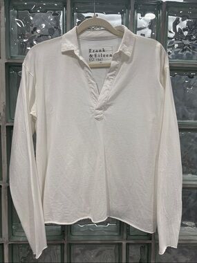 Frank & Eileen white v-neck too